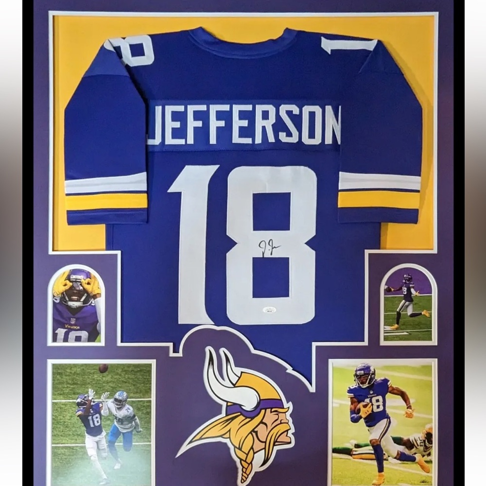 Justin Jefferson Autographed Jersey